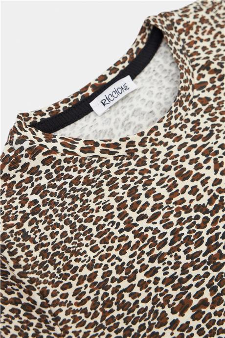 Riccione Kız Çocuk Desenli T-Shirt