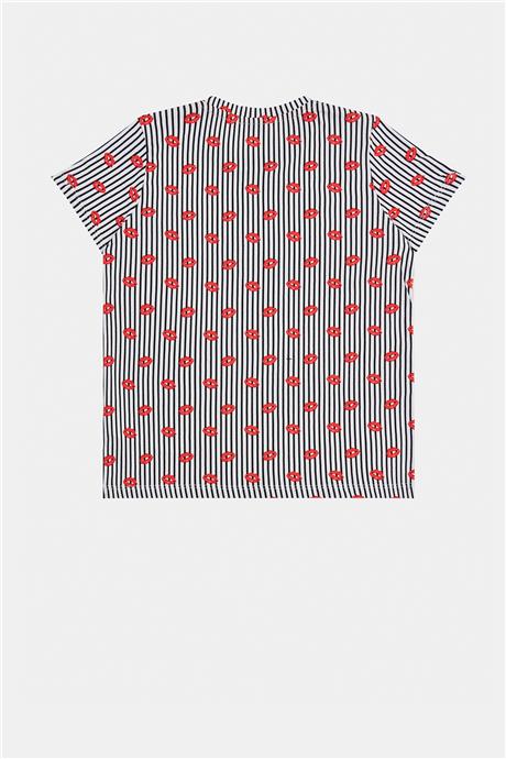 Riccione Kız Çocuk Desenli T-Shirt