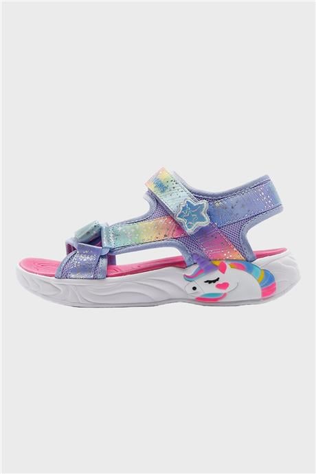 Skechers Kız Çocuk Mavi Sandalet
