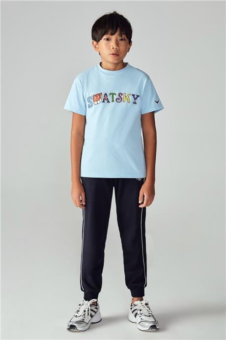 Swatsky Erkek Çocuk Açık Mavi T-Shirt