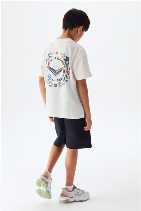 Swatsky Erkek Çocuk Beyaz Tshirt