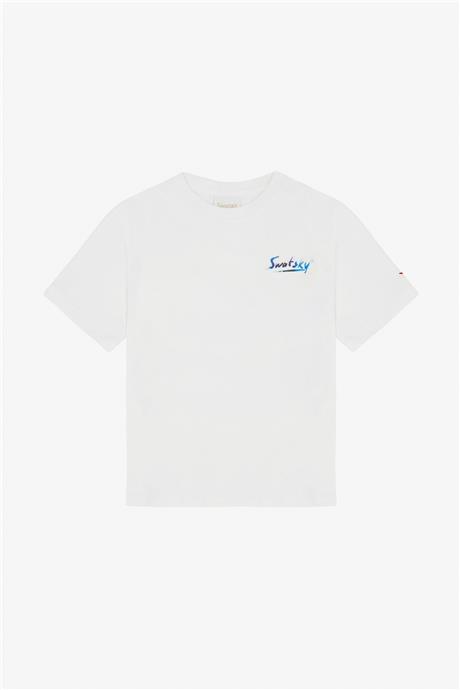 Swatsky Erkek Çocuk Beyaz Tshirt