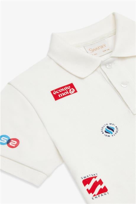 Swatsky Erkek Çocuk Beyaz Tshirt