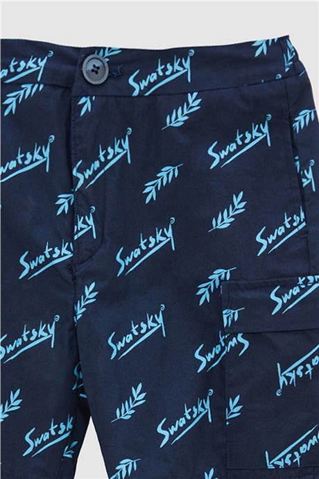 Swatsky Erkek Çocuk Desenli Şort