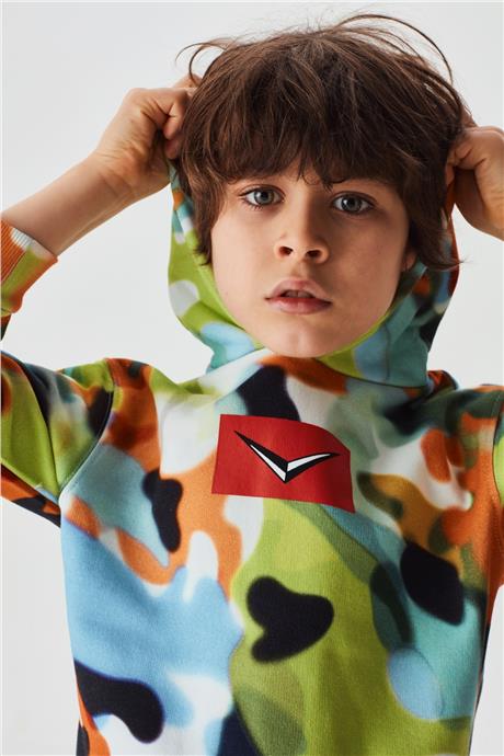 Swatsky Erkek Çocuk Desenli Sweatshirt