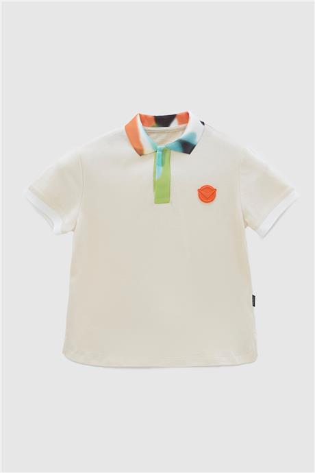 Swatsky Erkek Çocuk Ekru T-Shirt
