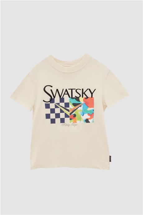 Swatsky Erkek Çocuk Ekru T-Shirt