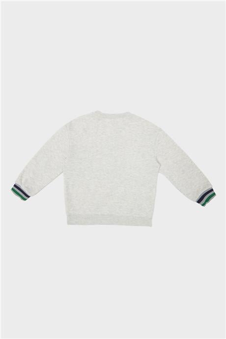 Swatsky Erkek Çocuk Gri Melanj S-Shirt