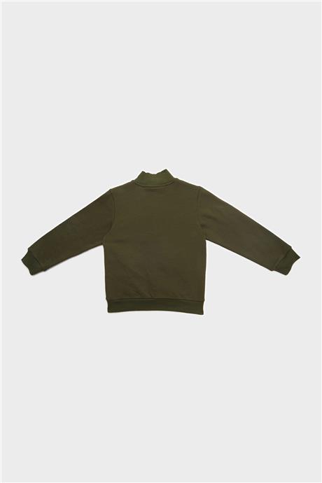 Swatsky Erkek Çocuk Haki Sweatshirt