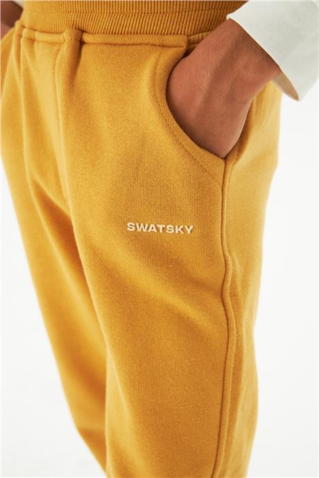 Swatsky Erkek Çocuk Kahve Eşofman Altı