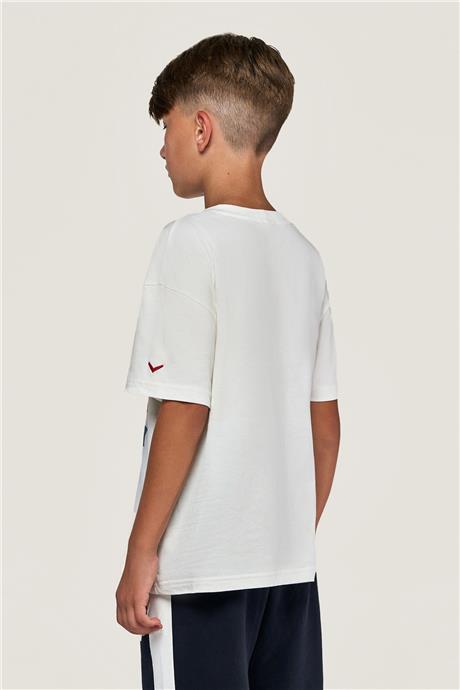 Swatsky Erkek Çocuk Kırık Beyaz T-Shirt