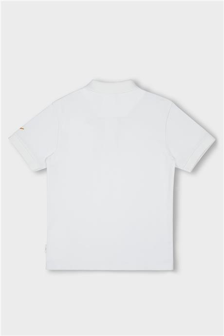 Swatsky Erkek Çocuk Kırık Beyaz T-Shirt