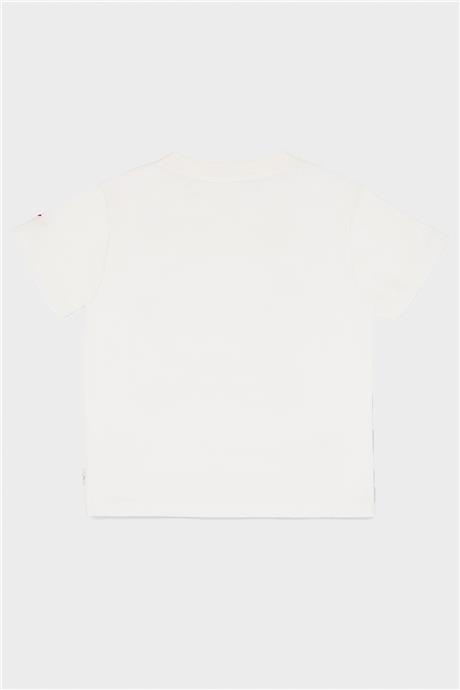 Swatsky Erkek Çocuk Kırık Beyaz T-Shirt