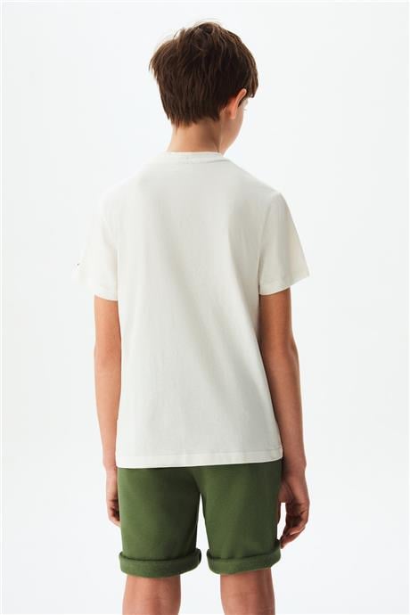 Swatsky Erkek Çocuk Kırık Beyaz Tshirt