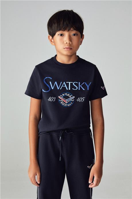 Swatsky Erkek Çocuk Lacivert T-Shirt