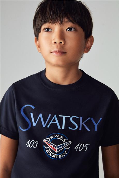 Swatsky Erkek Çocuk Lacivert T-Shirt