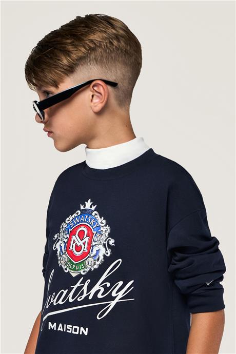 Swatsky Erkek Çocuk Lacivert T-Shirt
