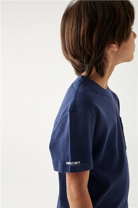 Swatsky Erkek Çocuk Lacivert T-Shirt