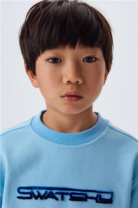 Swatsky Erkek Çocuk Mavi Sweatshirt