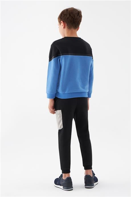Swatsky Erkek Çocuk Mavi Sweatshirt