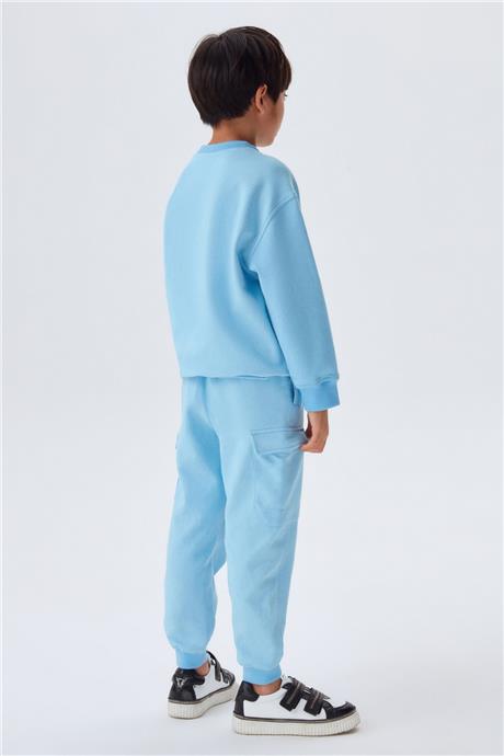 Swatsky Erkek Çocuk Mavi Sweatshirt