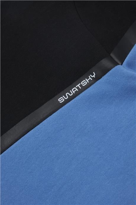 Swatsky Erkek Çocuk Mavi Sweatshirt