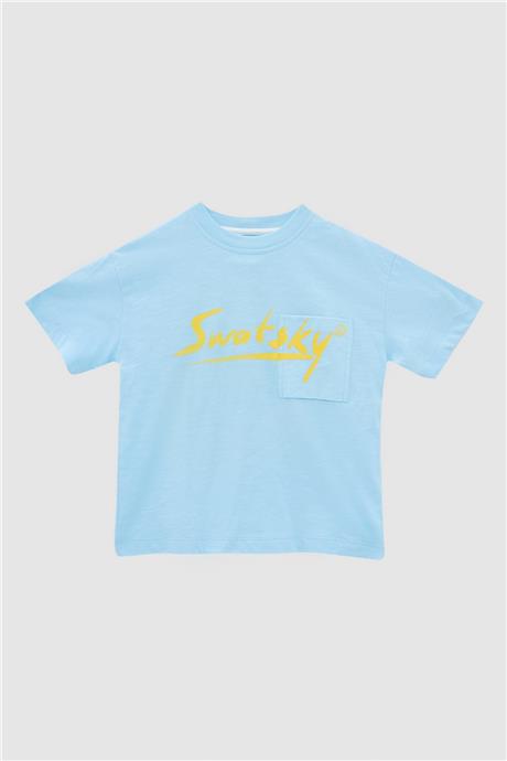 Swatsky Erkek Çocuk Mavi T-Shirt