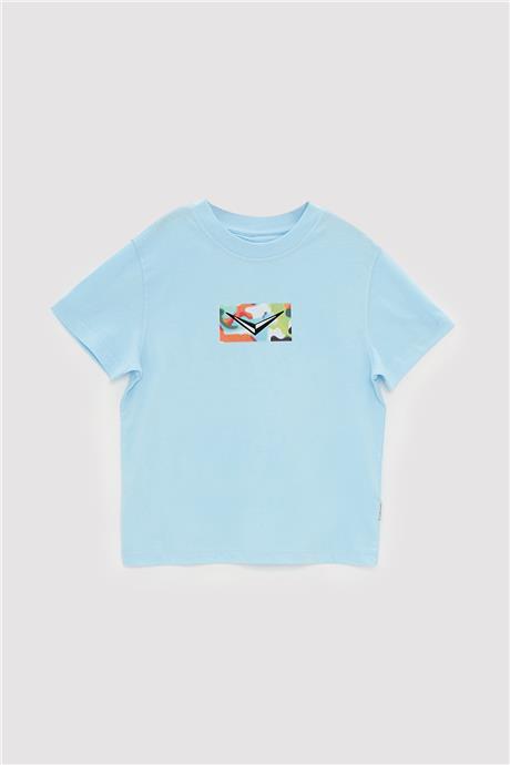 Swatsky Erkek Çocuk Mavi T-Shirt