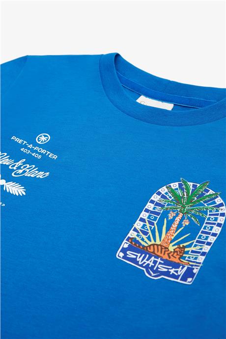 Swatsky Erkek Çocuk Mavi Tshirt