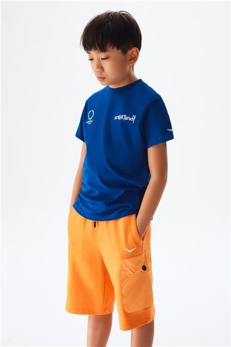 Swatsky Erkek Çocuk Mavi Tshirt