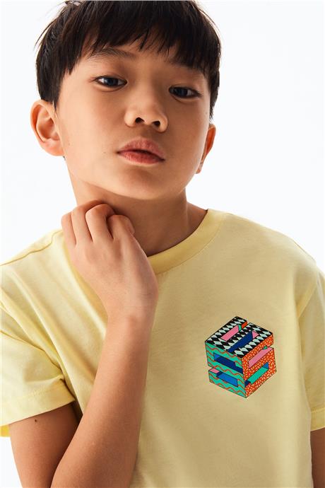 Swatsky Erkek Çocuk Sarı Tshirt