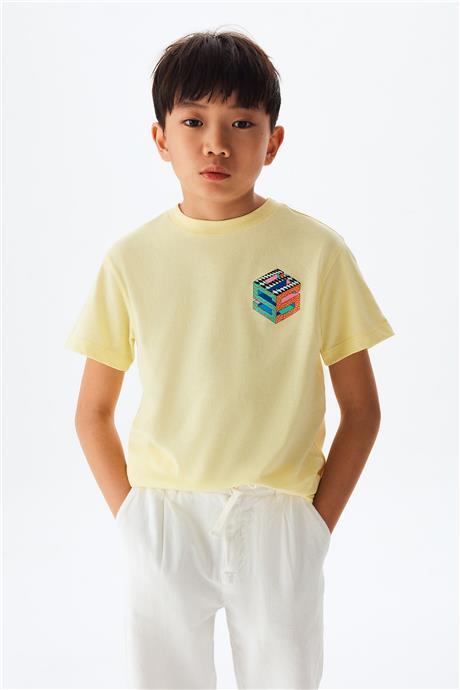 Swatsky Erkek Çocuk Sarı Tshirt