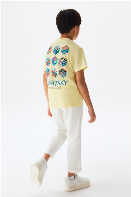 Swatsky Erkek Çocuk Sarı Tshirt