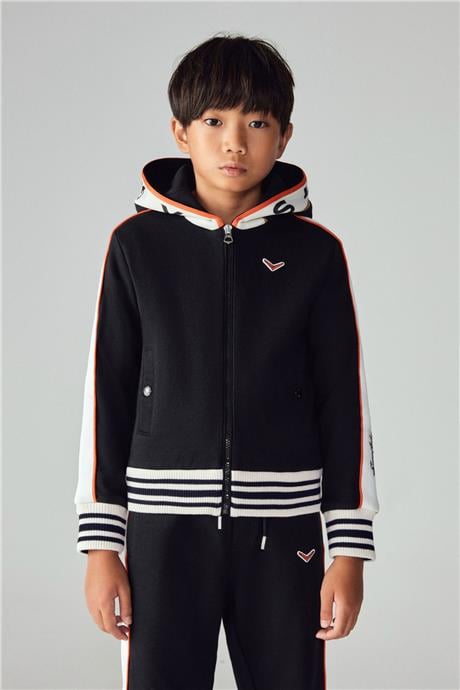 Swatsky Erkek Çocuk Siyah Sweatshirt