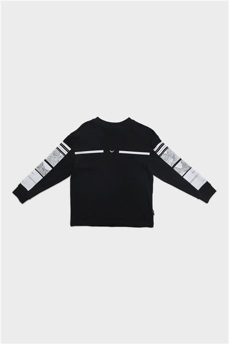Swatsky Erkek Çocuk Siyah T-Shirt
