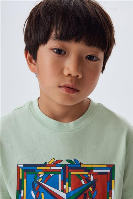 Swatsky Erkek Çocuk Yeşil T-Shirt