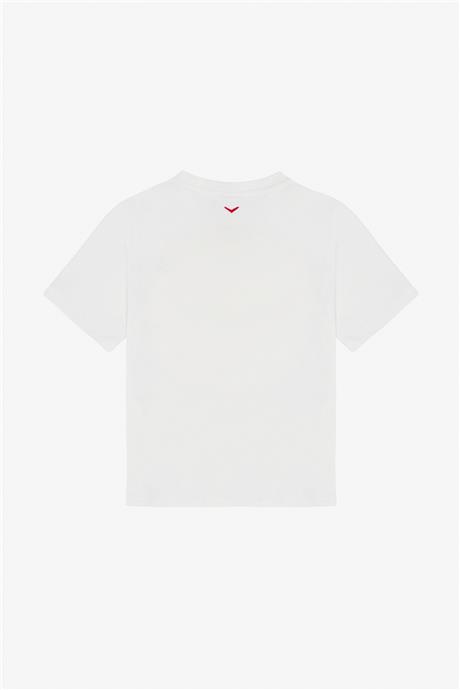 Swatsky Kız Çocuk Beyaz Tshirt