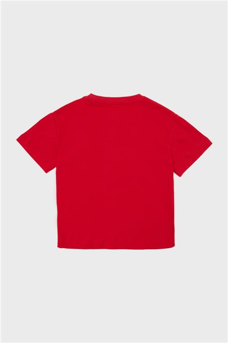 Swatsky Kız Çocuk Bordo T-Shirt