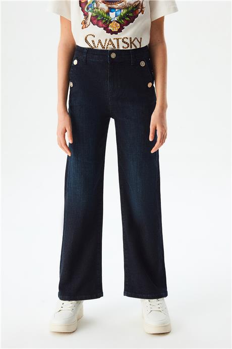 Swatsky Kız Çocuk Denim Pantolon