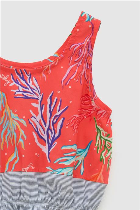 Swatsky Kız Çocuk Desenli Crop Top