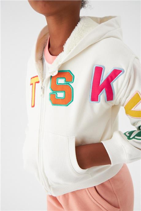 Swatsky Kız Çocuk Ekru Sweatshirt