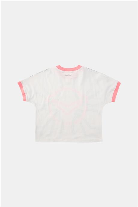 Swatsky Kız Çocuk Ekru T-Shirt