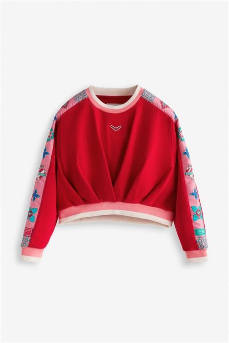 Swatsky Kız Çocuk Koyu Pembe Sweatshirt