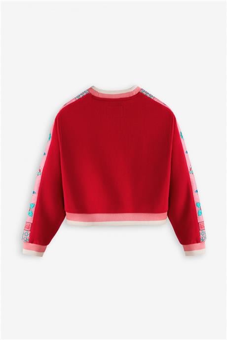 Swatsky Kız Çocuk Koyu Pembe Sweatshirt