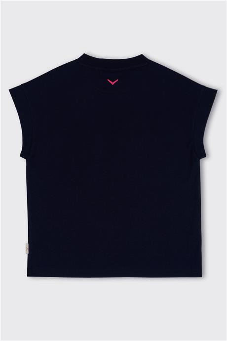 Swatsky Kız Çocuk Lacivert T-Shirt
