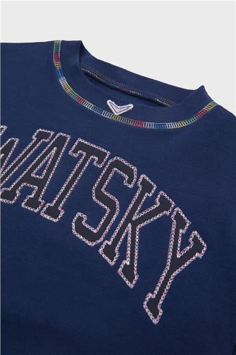 Swatsky Kız Çocuk Lacivert T-Shirt