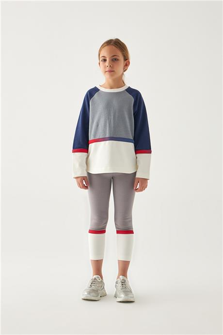 Swatsky Kız Çocuk Lacivert T-Shirt
