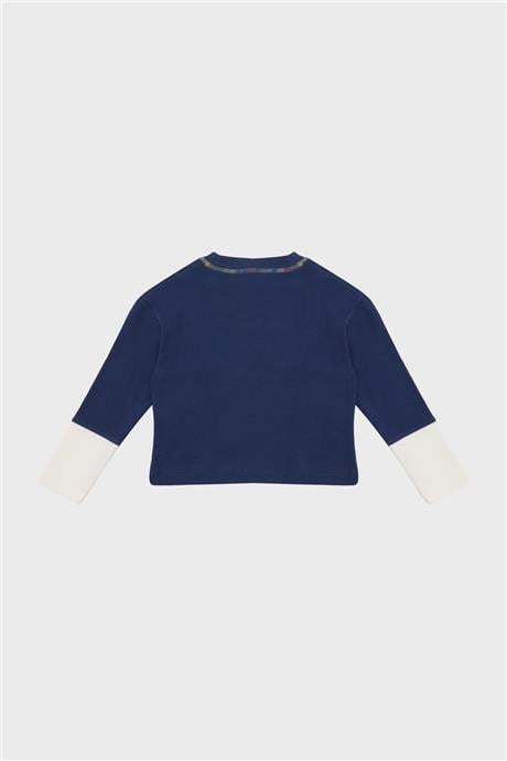 Swatsky Kız Çocuk Lacivert T-Shirt