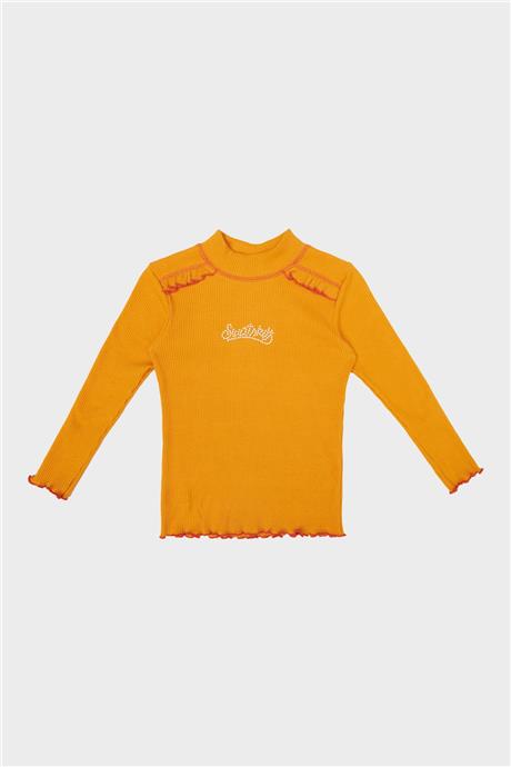 Swatsky Kız Çocuk Oranj Bluz