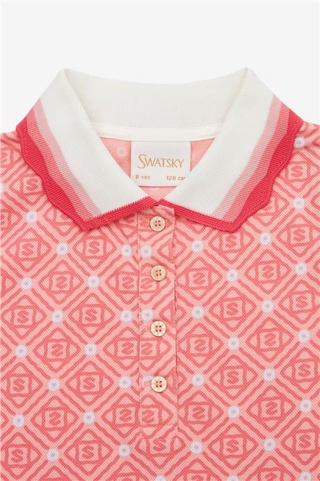Swatsky Kız Çocuk Pembe Elbise
